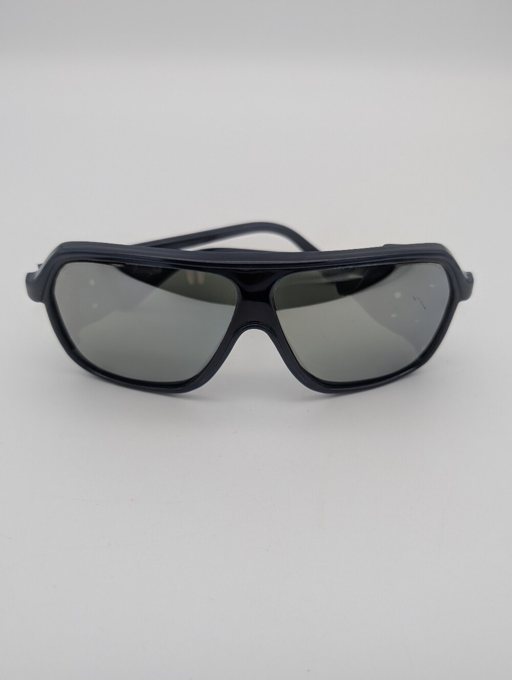 Vintage (1980s) I Ski Climbing Aviator Mirror Sunglasses w/Leather Blinders